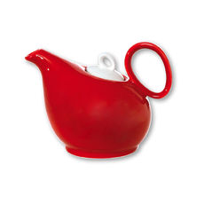 Théière rouge en porcelaine 35cl Théière rouge en porcelaine 35cl
