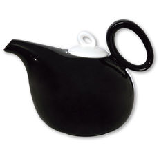 Théière noire en porcelaine 1L Théière noire en porcelaine 1L