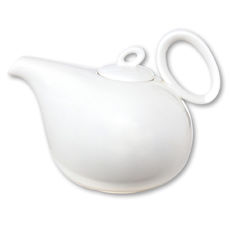Théière blanche en porcelaine 1L Théière blanche en porcelaine 1L