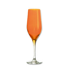 Flûte à champagne orange 26cl Flûte à champagne orange 26cl