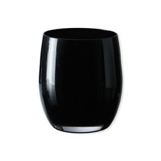 Gobelet bas en verre noir 33cl Gobelet bas en verre noir 33cl