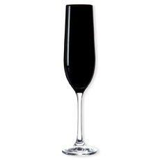 Flûte à champagne en verre noir 19cl Flûte à champagne en verre noir 19cl