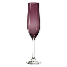 Flûte à champagne en verre bordeaux 19cl Flûte à champagne en verre bordeaux 19cl