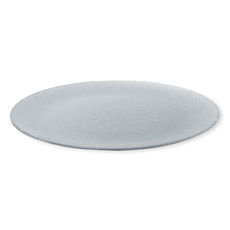 Assiette de présentation en verre couleur argent 33cm Assiette de présentation en verre couleur argent 33cm