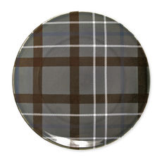 Assiette plate en grès gris foncé 27cm Assiette plate en grès gris foncé 27cm