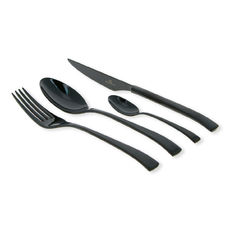Couverts de table en inox 18/10 couleur noir 24 pièces Couverts de table en inox 18/10 couleur noir 24 pièces