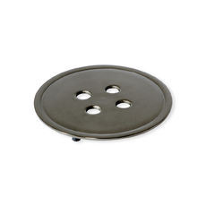 Dessous de plat en acier gris foncé 20cm Dessous de plat en acier gris foncé 20cm