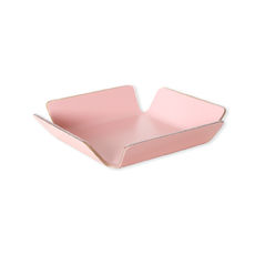 Corbeille carrée en bois rose 21cm Corbeille carrée en bois rose 21cm