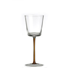 Verre à eau ambre en verre soufflé bouche 22cl Verre à eau ambre en verre soufflé bouche 22cl