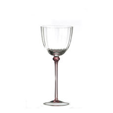 Verre à vin rose en verre soufflé bouche 20cl Verre à vin rose en verre soufflé bouche 20cl