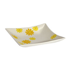 Coupe carrée en faïence 28cm Coupe carrée en faïence 28cm