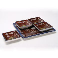 Plat 31cm + 4 coupelles 13cm Plat 31cm + 4 coupelles 13cm