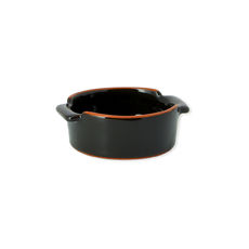 Plat à four rond noir en terre cuite 10cm Plat à four rond noir en terre cuite 10cm
