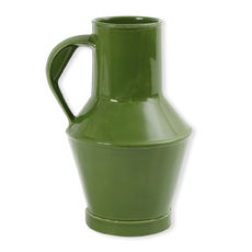 Vase pichet vert en céramique 32cm Vase pichet vert en céramique 32cm