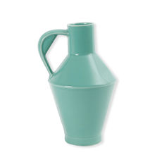 Vase pichet bleu en céramique 26cm Vase pichet bleu en céramique 26cm